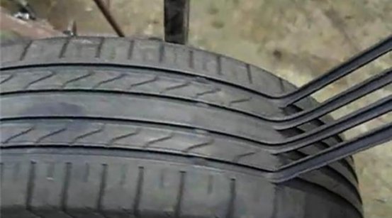 2分钟翻新1条轮胎！你买到的可能是假轮胎